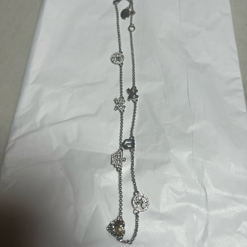 Juicy couture Silver Charm Necklace authentic